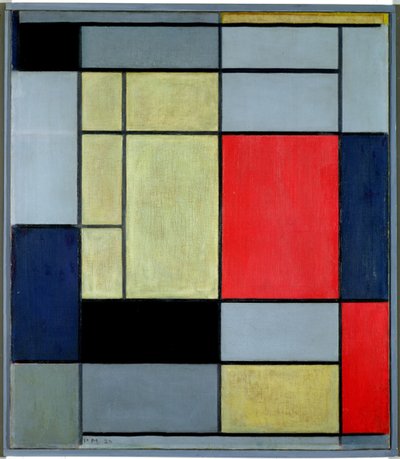 Komposition I, 1920 von Piet Mondrian